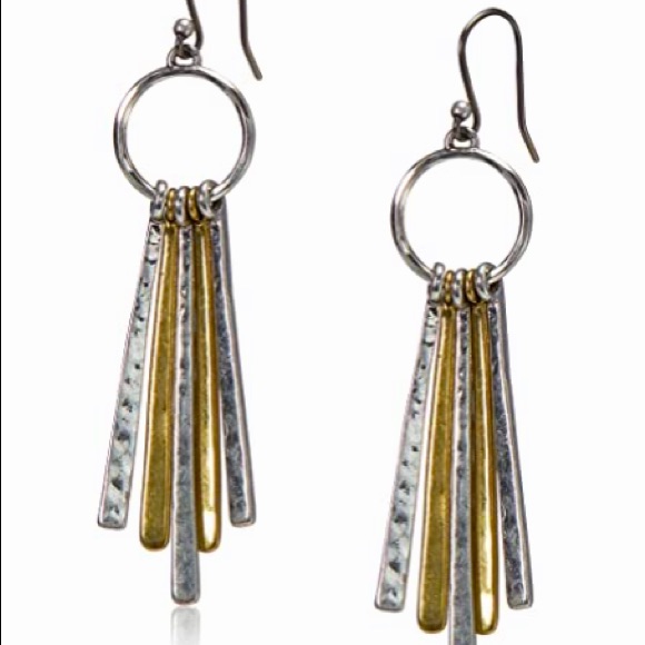 Two Tone Earrings 15$